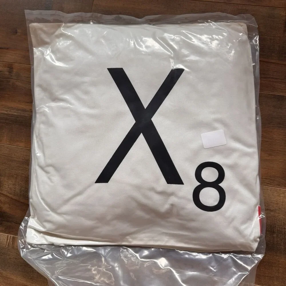 Scrabble Letter “X” Cushion Throw Pillow 16”x16” NWT Board Game Wild & Wolf